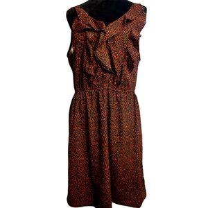 Adorable Mossimo dress in size Large. Red and Black. Great gently used condition